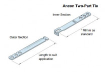 ANCON 2PT300CAV Two Part Cavity Wall Tie 300mm Cavity