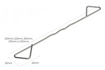 TEC TIES TT4275 Light Duty Stainless Cavity Wall Tie 275mm (250)